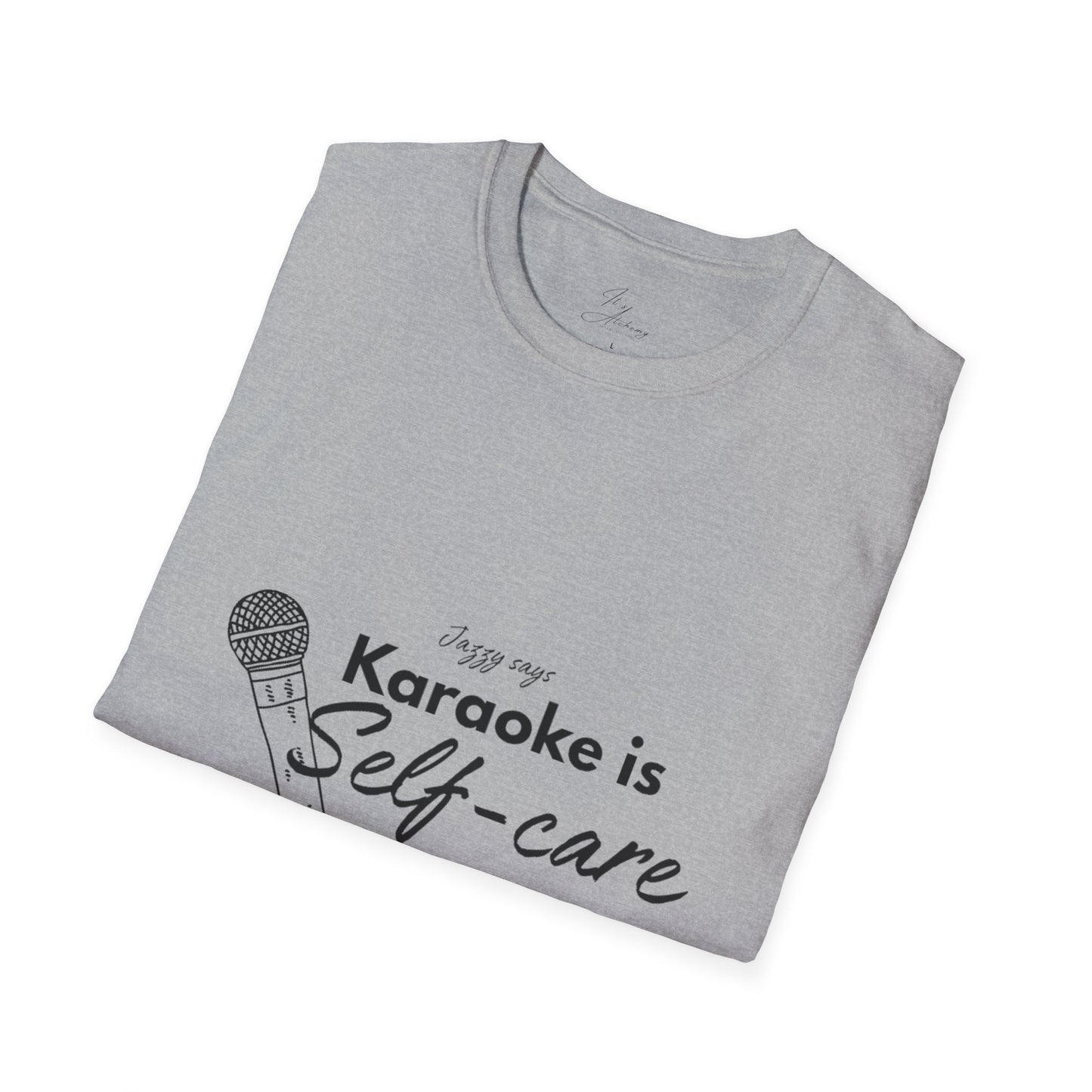Karaoke is Self-Care Unisex Softstyle T-Shirt