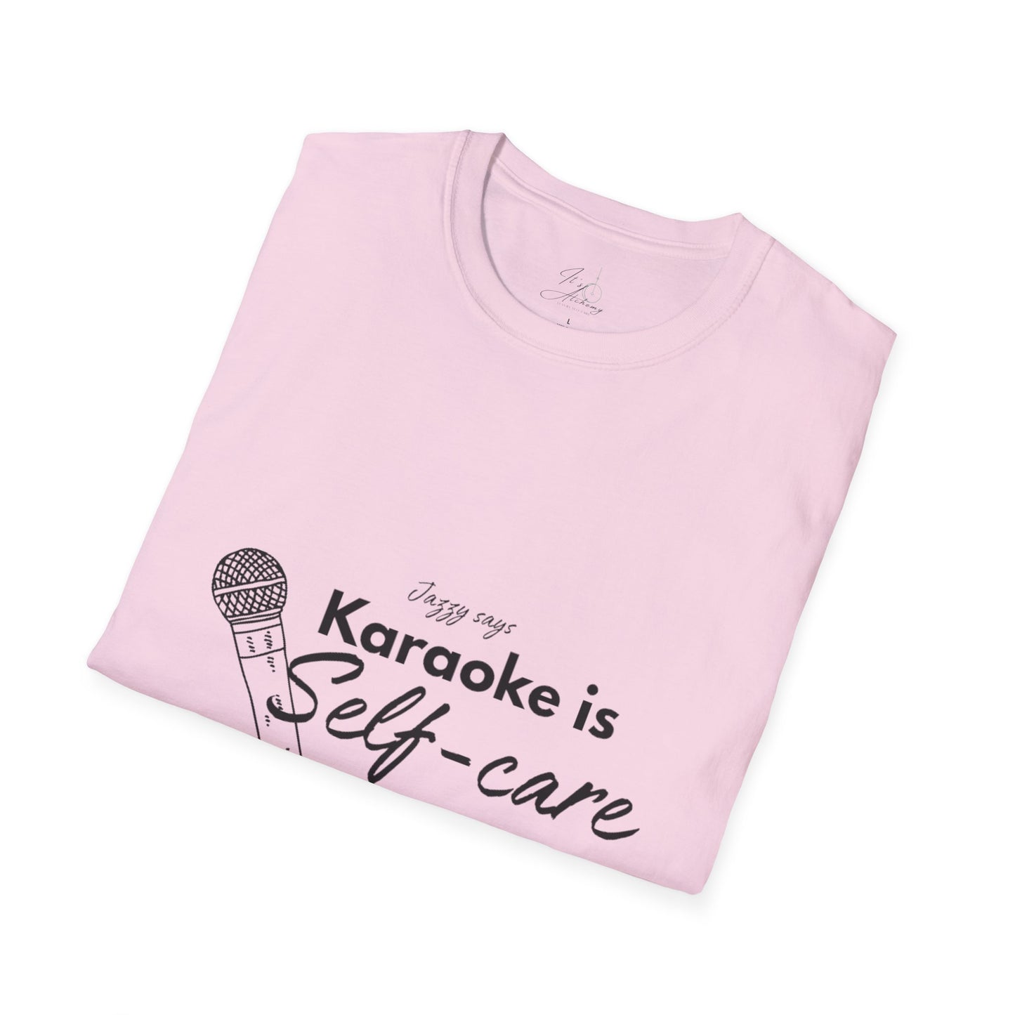 Karaoke is Self-Care Unisex Softstyle T-Shirt