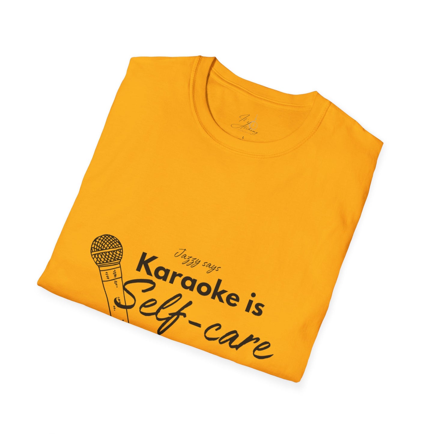 Karaoke is Self-Care Unisex Softstyle T-Shirt