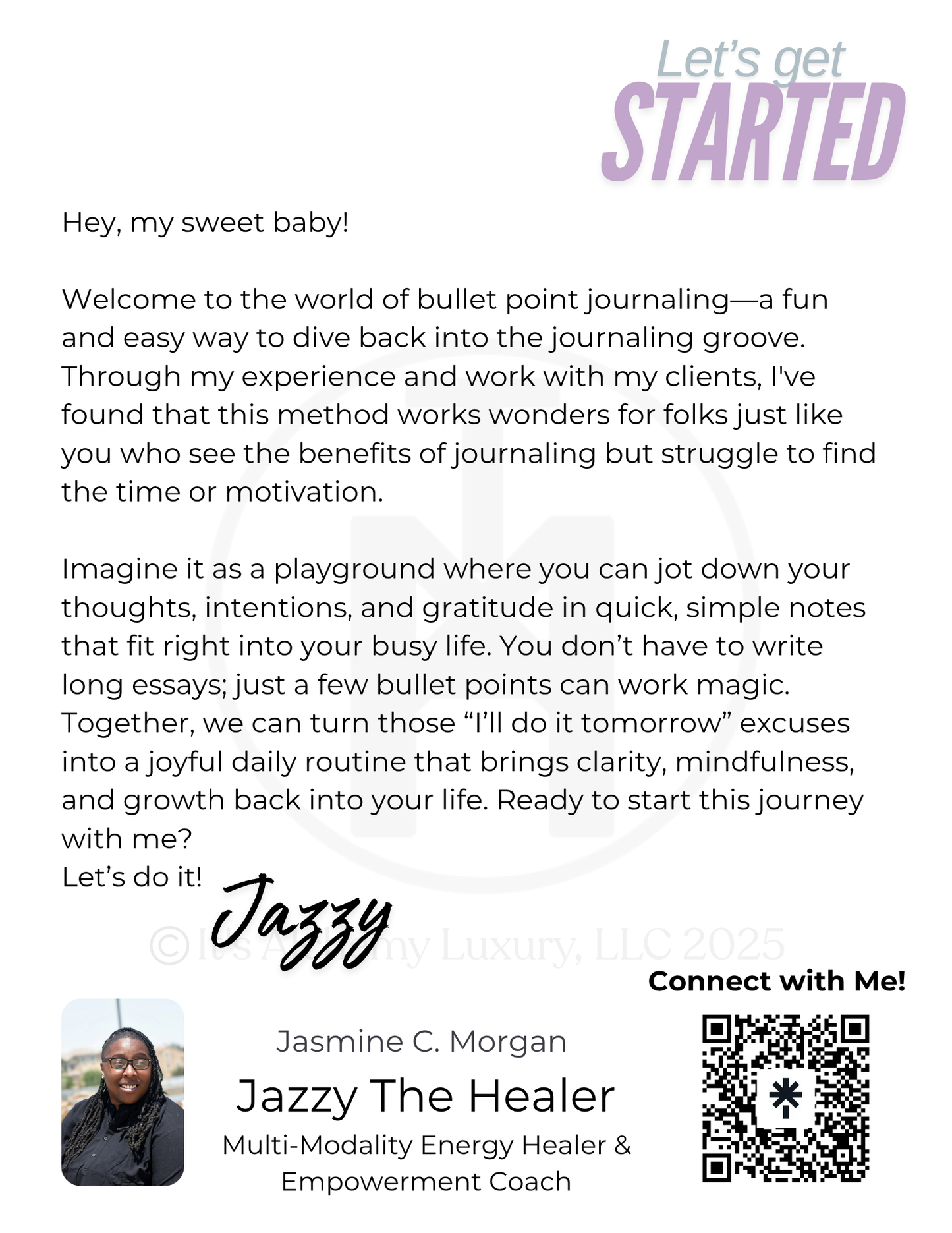 Get Back to Journaling Mini E-Book