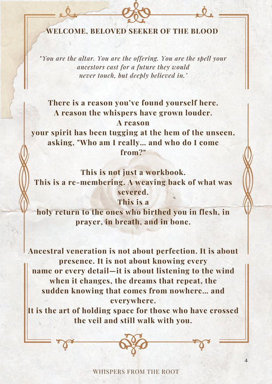 Whispers from the Root: A Guide to Ancestral Connection