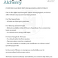 Everyday Alchemy: The Alchemy Circle