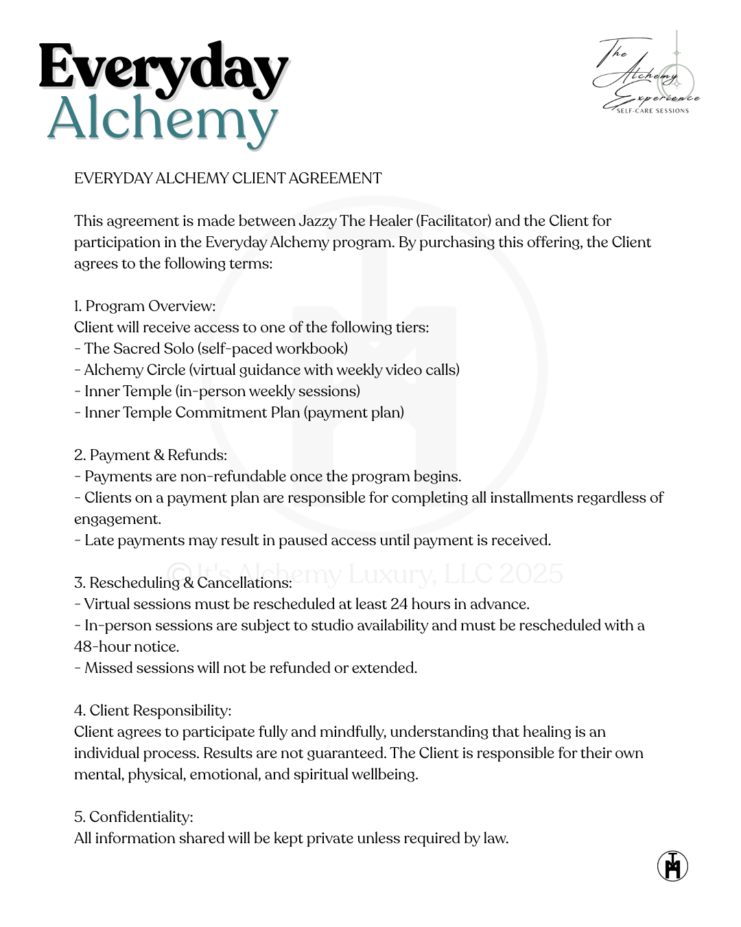 Everyday Alchemy: The Alchemy Circle