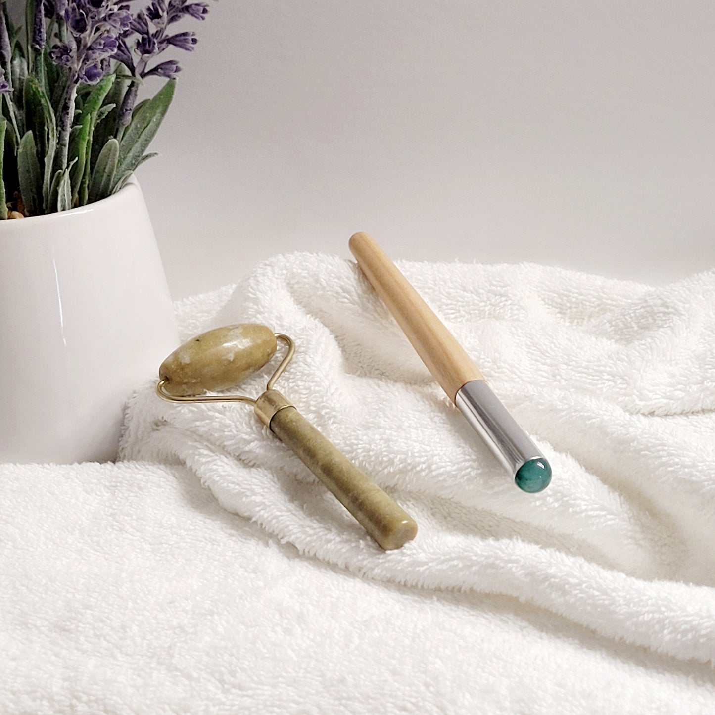 Natural Jade Massage Roller